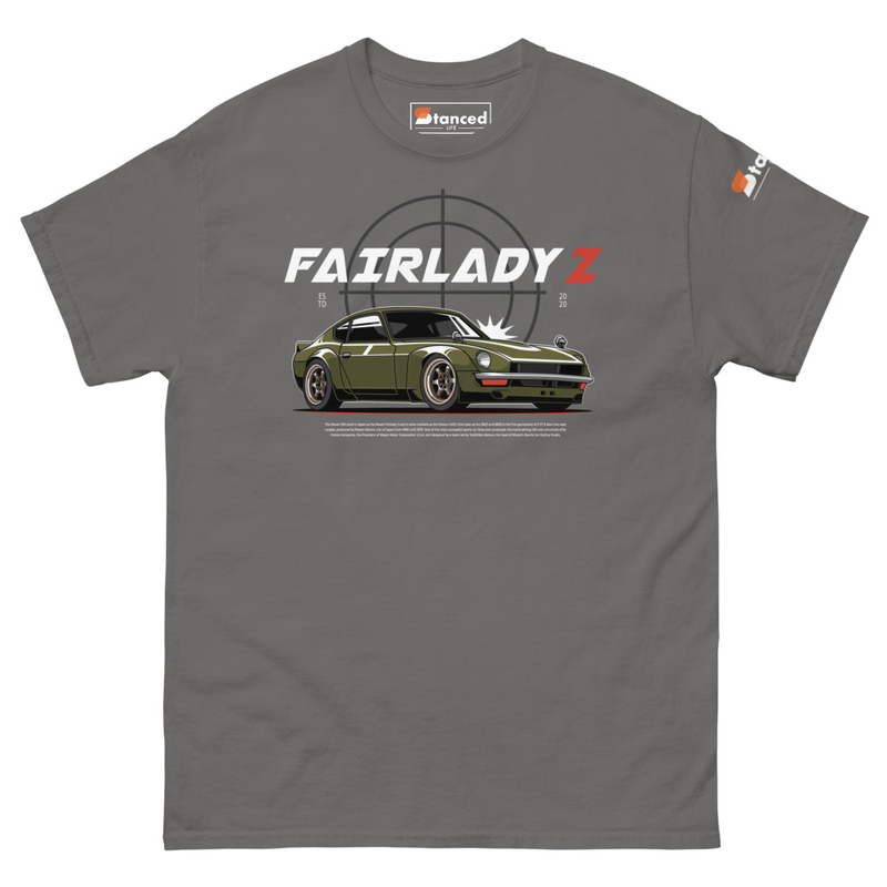 Fairlady Z 240z Color Graphics Unisex Classic Tee - Charcoal