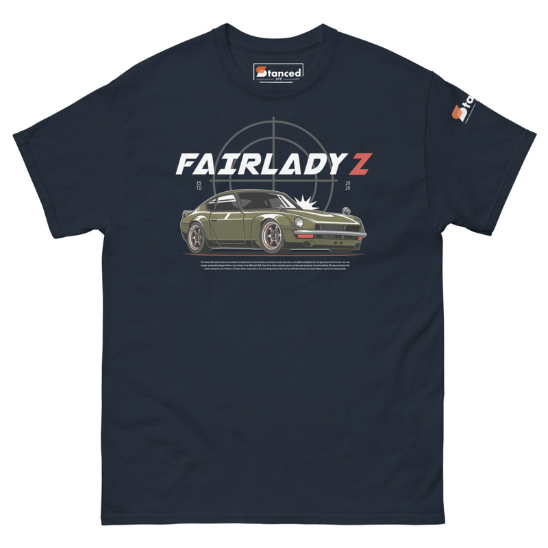 Fairlady Z 240z Color Graphics Unisex Classic Tee - Navy