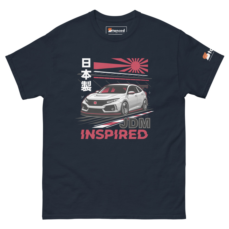FK8 JDM Honda Civic Type-R Short Sleeve T-shirt - Navy