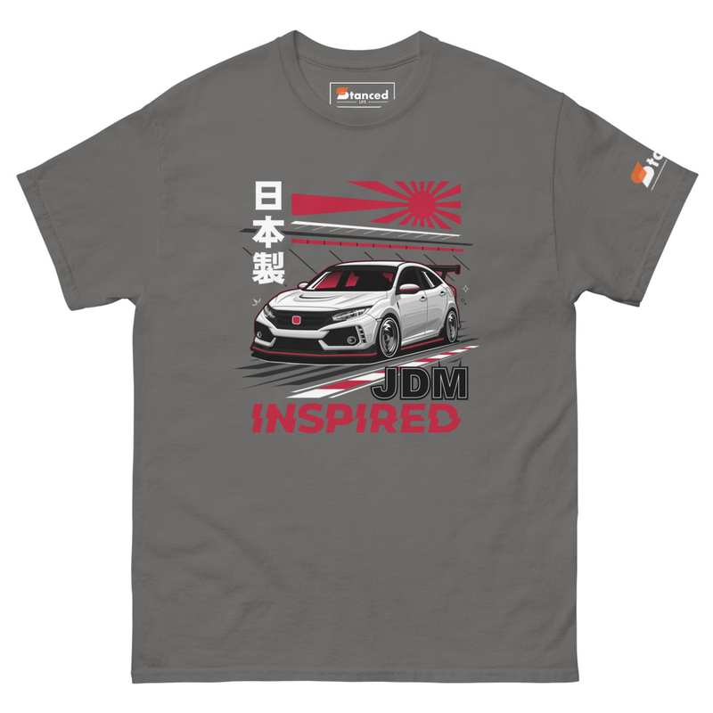 FK8 JDM Honda Civic Type-R Unisex Classic Tee - Charcoal