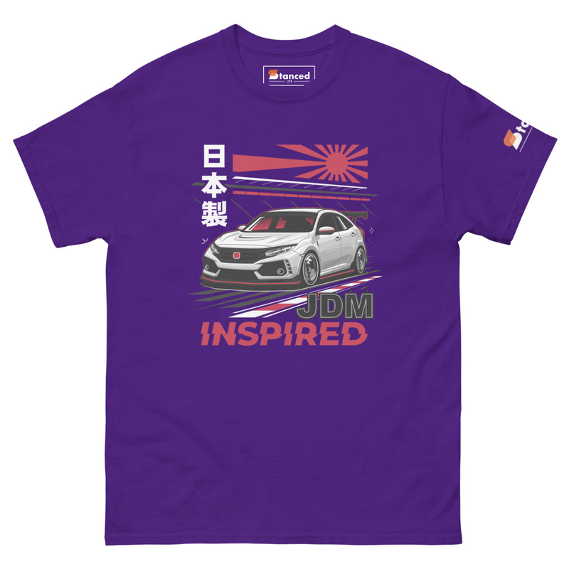 FK8 JDM Honda Civic Type-R Unisex Classic Tee - Purple
