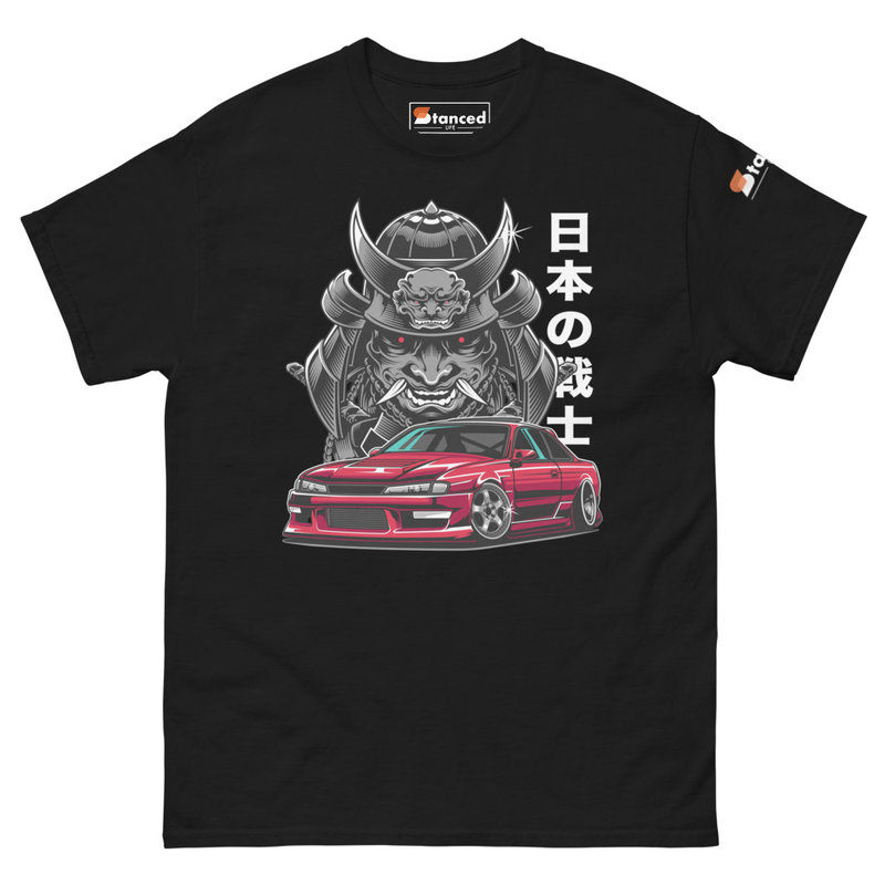Silvia S14 Samurai Color Graphics Unisex Classic Tee - Black