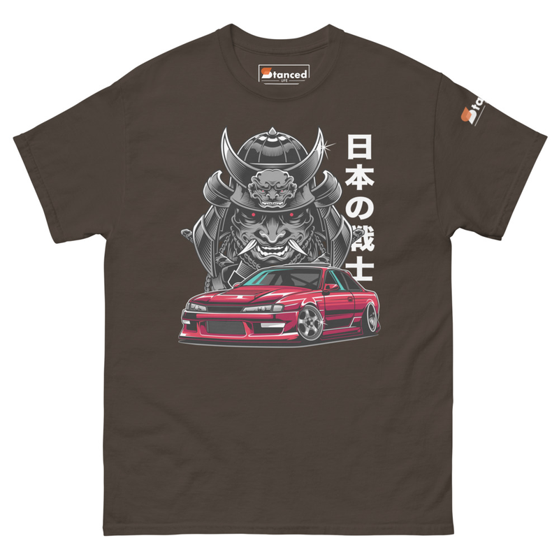Silvia S14 Samurai Color Graphics Unisex Classic Tee - Dark Chocolate