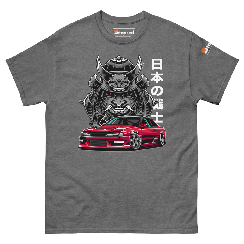 Silvia S14 Samurai Color Graphics Unisex Classic Tee - Graphite Heather