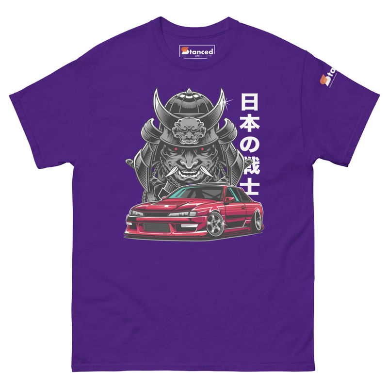 Silvia S14 Samurai Color Graphics Unisex Classic Tee - Purple