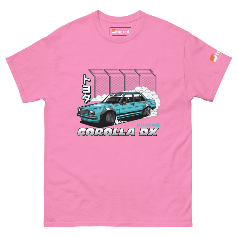 Toyota Corolla DX Drift Addict T-Shirt - Azalea